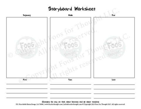 Storyboard Worksheet